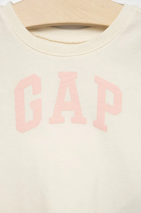 różowy GAP t-shirt bawełniany dziecięcy (2-pack)
