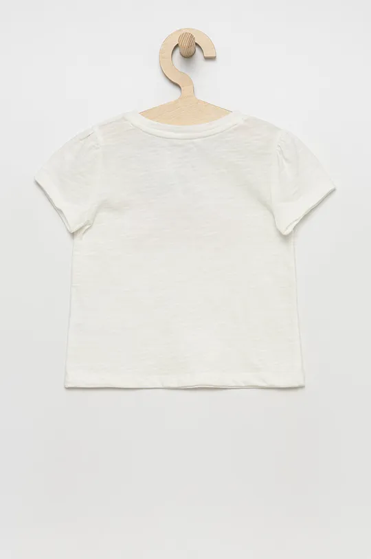 Detské bavlnené tričko GAP biela