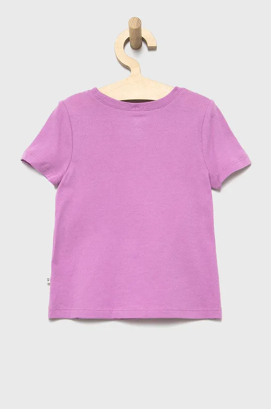 GAP дитяча бавовняна футболка фіолетовий