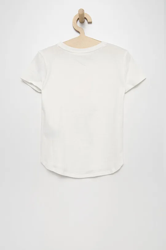 Παιδικό βαμβακερό μπλουζάκι GAP λευκό