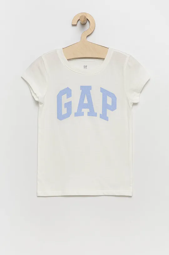 GAP t-shirt bawełniany dziecięcy (2-pack) jasny niebieski