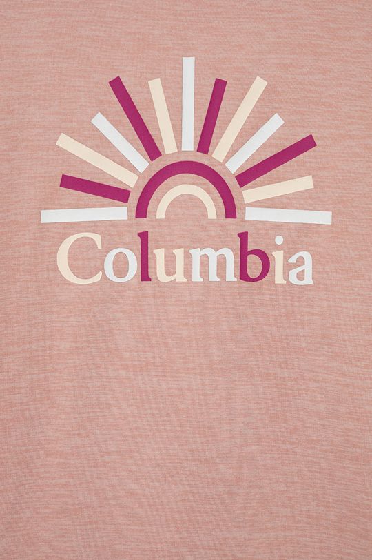 Columbia t-shirt dziecięcy różowy