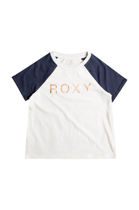 Roxy t-shirt bawełniany dziecięcy biały