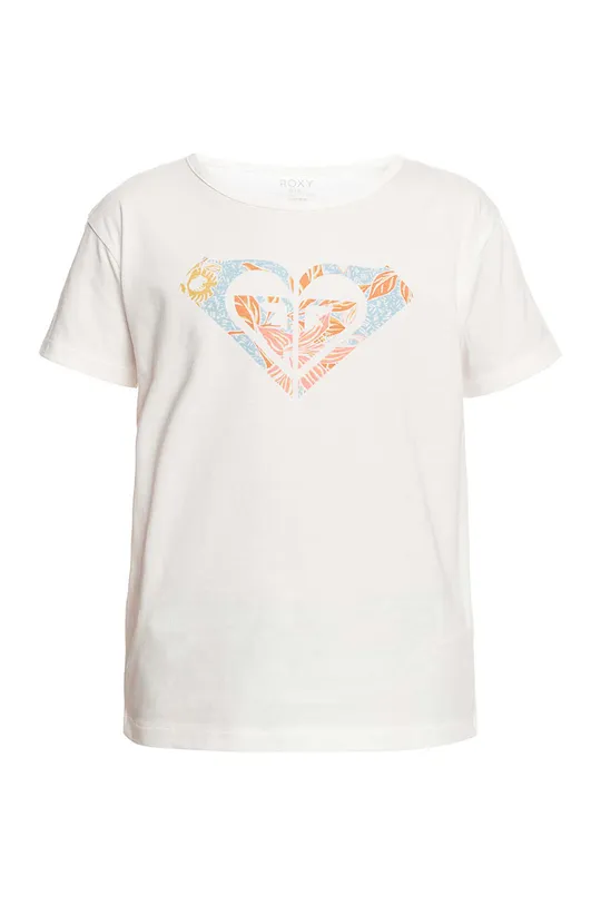 λευκό Παιδικό βαμβακερό μπλουζάκι Roxy Για κορίτσια