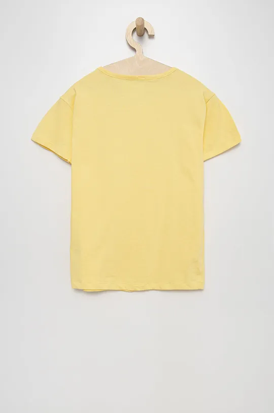Dětské bavlněné tričko Roxy žlutá