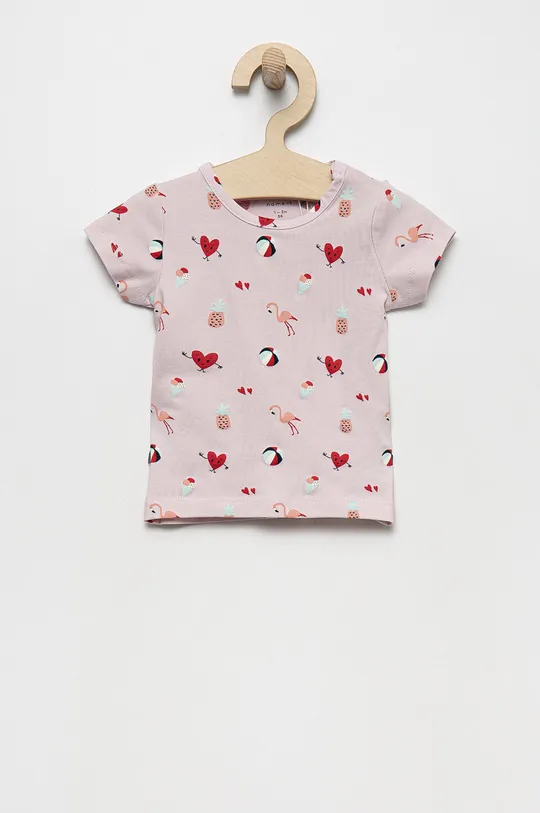 różowy Name it t-shirt dziecięcy Dziewczęcy