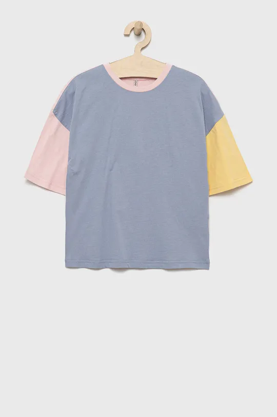 фіолетовий Дитяча бавовняна футболка Kids Only Для дівчаток