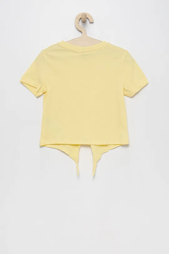 Kids Only t-shirt bawełniany dziecięcy żółty
