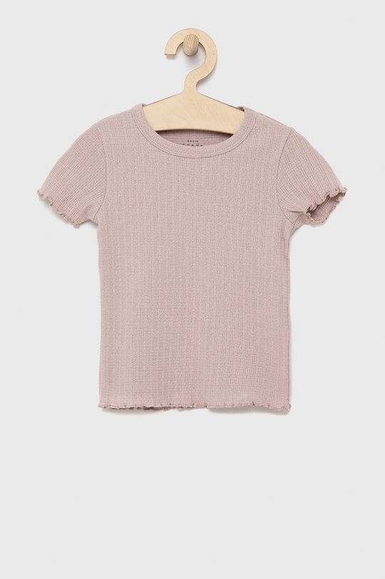 лілово-рожевий Дитяча футболка Name it Для дівчаток