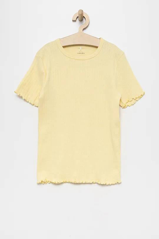 κίτρινο Παιδικό μπλουζάκι Name it Για κορίτσια