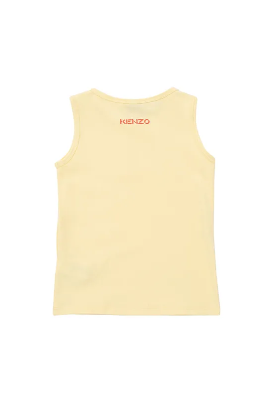 κίτρινο Παιδικό βαμβακερό μπλουζάκι Kenzo Kids