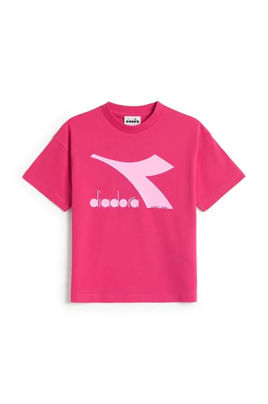 μωβ Παιδικό βαμβακερό μπλουζάκι Diadora Για κορίτσια