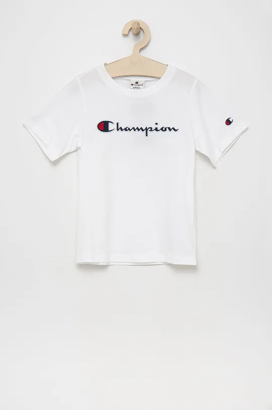 fehér Champion gyerek pamut póló 404336 Lány