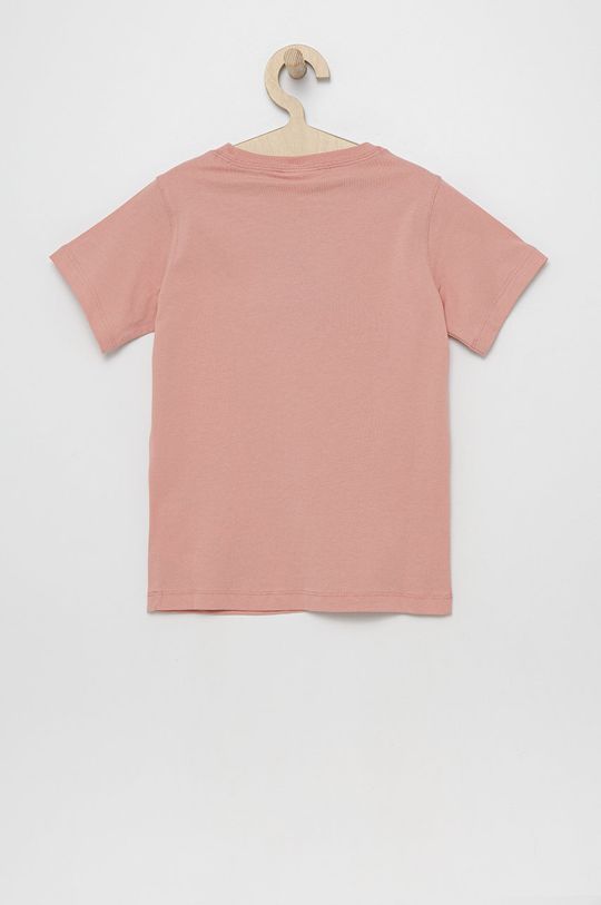 Champion t-shirt bawełniany dziecięcy 404336 ostry różowy