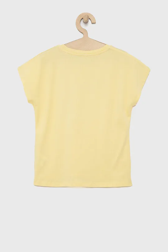 Дитяча бавовняна футболка Pepe Jeans жовтий
