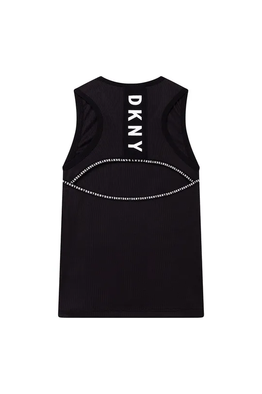 Παιδικό top DKNY μαύρο