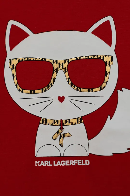Karl Lagerfeld t-shirt dziecięcy Z15353.114.150 47 % Bawełna, 7 % Elastan, 46 % Modal