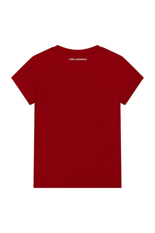 Detské tričko Karl Lagerfeld červená