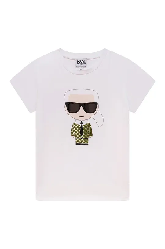 Detské tričko Karl Lagerfeld biela