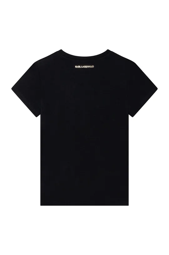 Karl Lagerfeld t-shirt dziecięcy Z15358.156.162 czarny