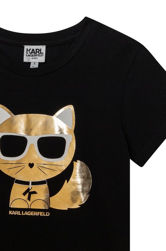 Karl Lagerfeld t-shirt dziecięcy Z15358.156.162 47 % Bawełna, 7 % Elastan, 46 % Modal