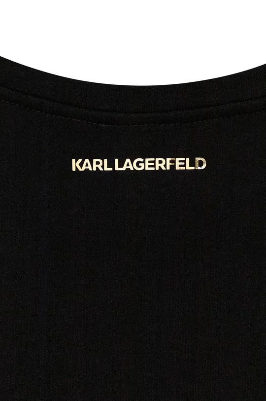 μαύρο Παιδικό μπλουζάκι Karl Lagerfeld