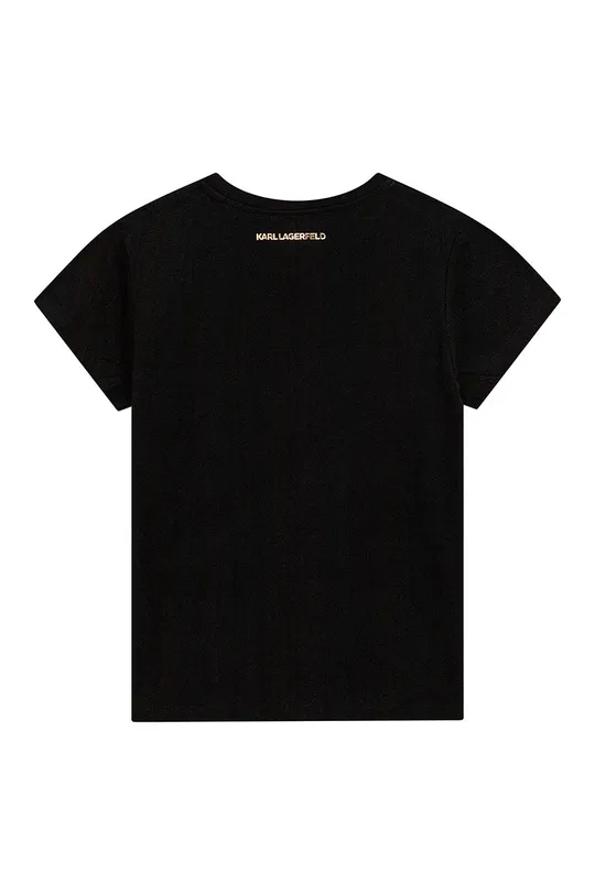 Karl Lagerfeld t-shirt dziecięcy Z15359.114.150 czarny
