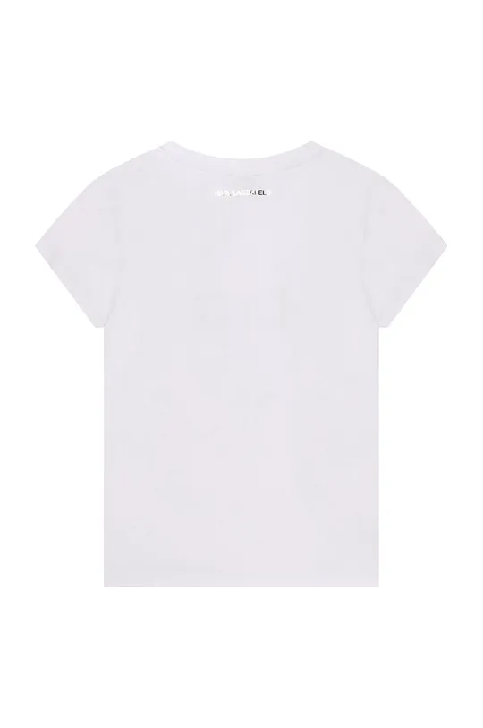 Karl Lagerfeld t-shirt dziecięcy Z15359.156.162 biały