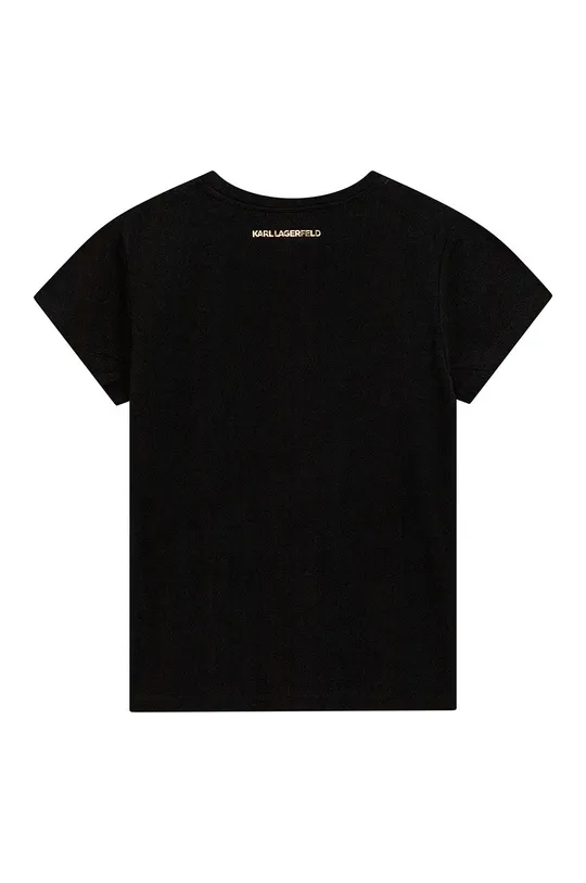 Detské tričko Karl Lagerfeld čierna
