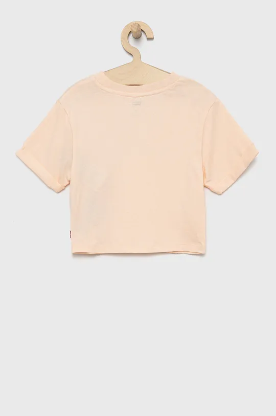 Levi's t-shirt bawełniany dziecięcy różowy