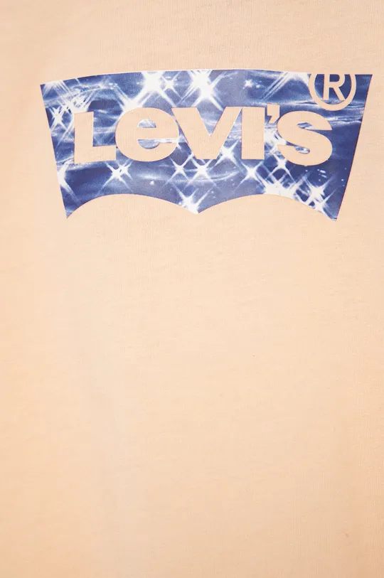 Detské bavlnené tričko Levi's  60% Bavlna, 40% Polyester