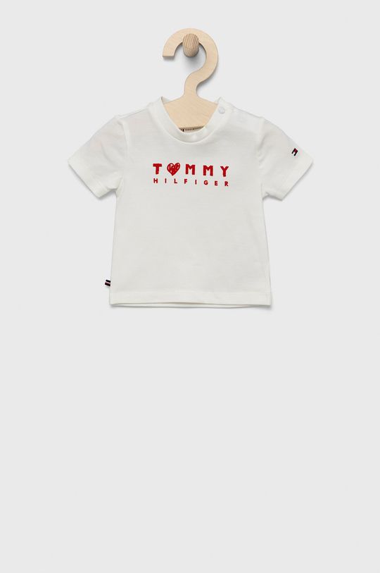 bílá Dětské tričko Tommy Hilfiger Dívčí