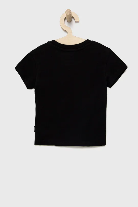 Παιδικό βαμβακερό μπλουζάκι Vans μαύρο