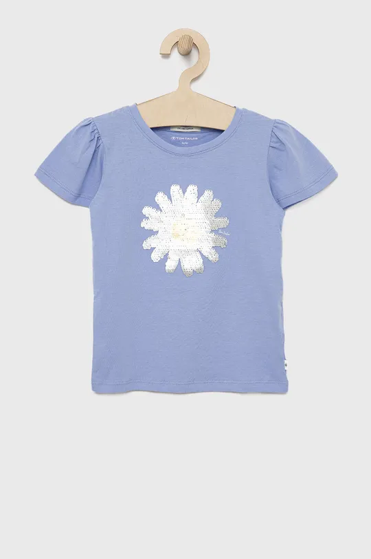 μωβ Παιδικό βαμβακερό μπλουζάκι Tom Tailor Για κορίτσια