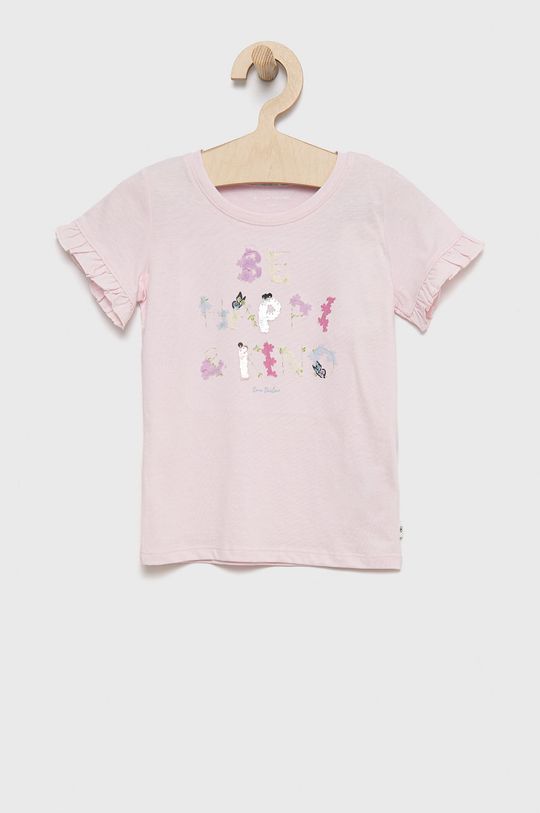 roz murdar Tom Tailor tricou de bumbac pentru copii De fete