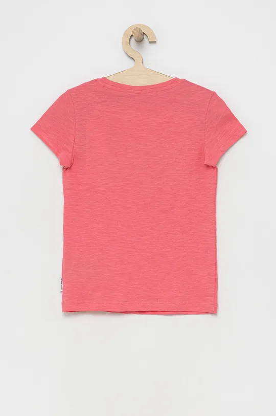 Βαμβακερό μπλουζάκι Tom Tailor ροζ