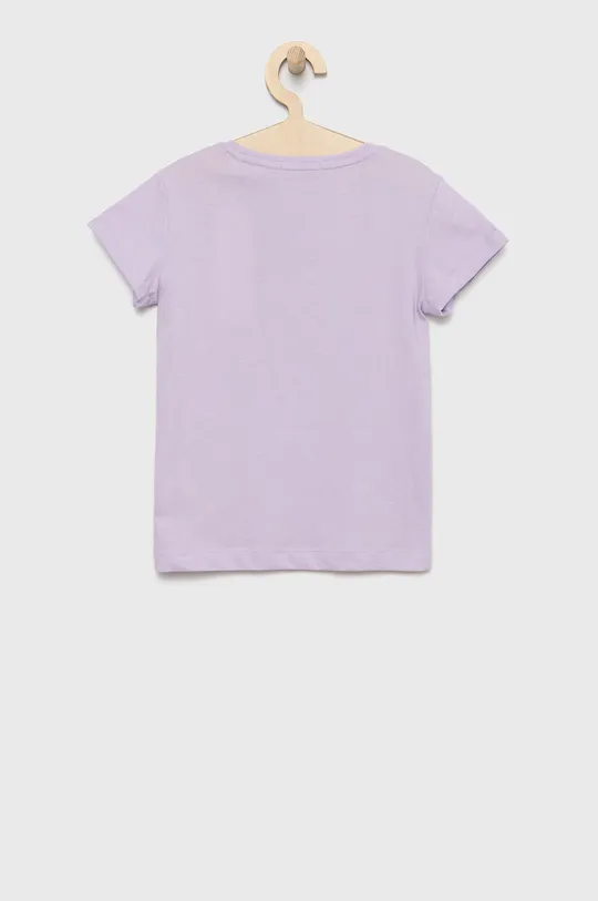 Tom Tailor t-shirt bawełniany dziecięcy fioletowy