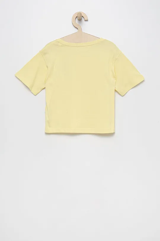Дитяча бавовняна футболка Tom Tailor жовтий