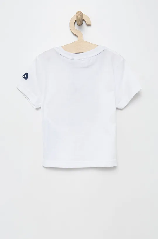 Παιδικό βαμβακερό μπλουζάκι Fila λευκό