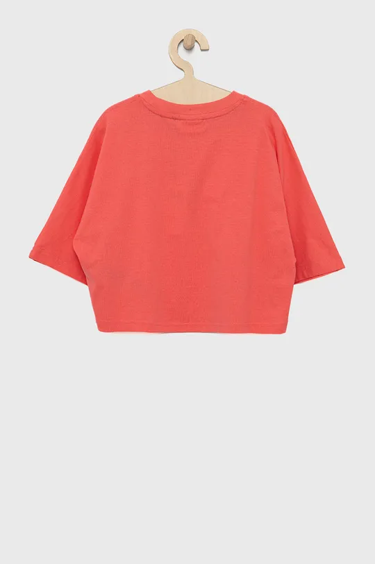 Otroška bombažna kratka majica Fila oranžna