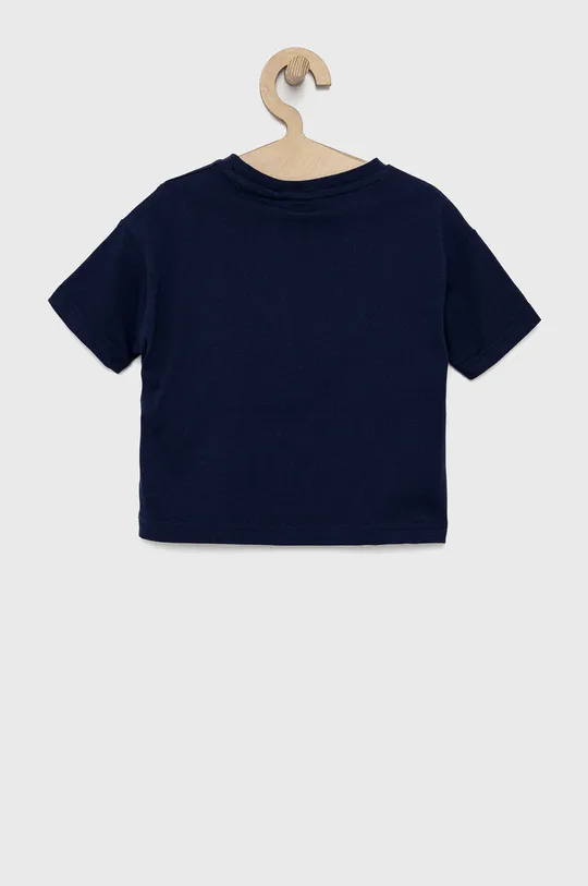 Дитяча бавовняна футболка Fila темно-синій