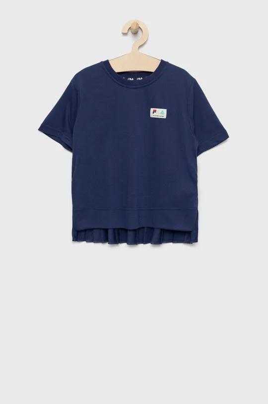 σκούρο μπλε Παιδικό μπλουζάκι Fila Για κορίτσια