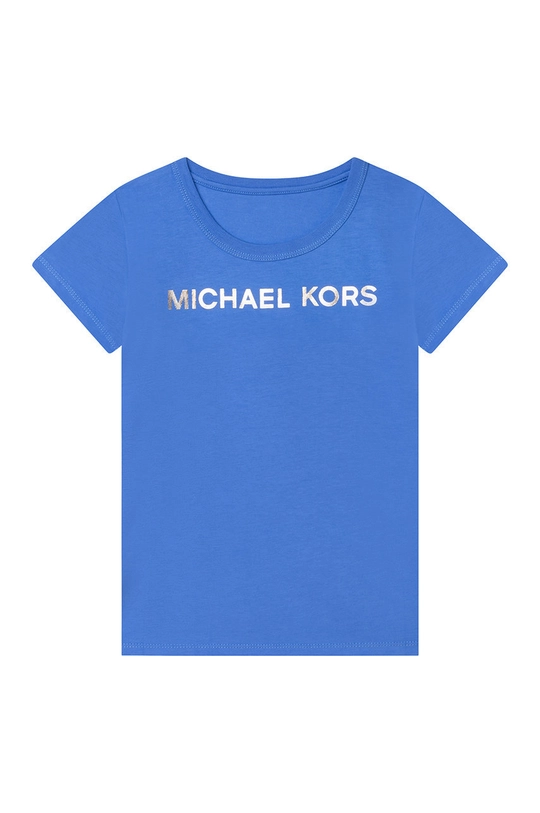 niebieski Michael Kors t-shirt bawełniany dziecięcy R15110.114.150 Dziewczęcy