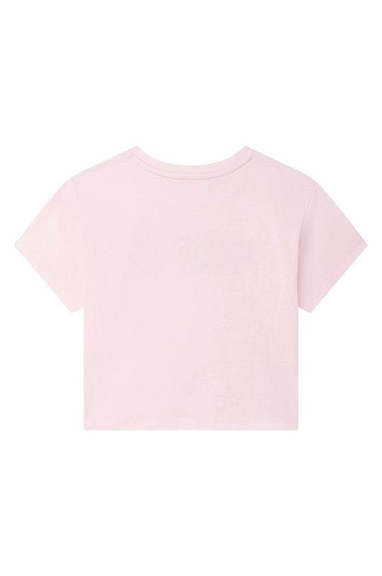 Michael Kors t-shirt bawełniany dziecięcy R15112.102.108 różowy