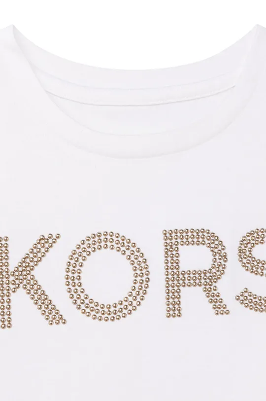 Dječja pamučna majica kratkih rukava Michael Kors  100% Pamuk