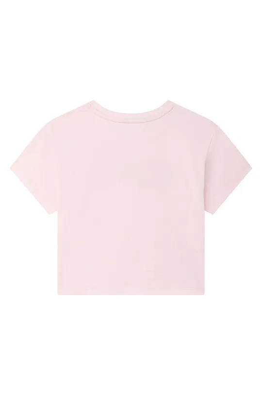 Michael Kors t-shirt bawełniany dziecięcy R15112.114.150 różowy