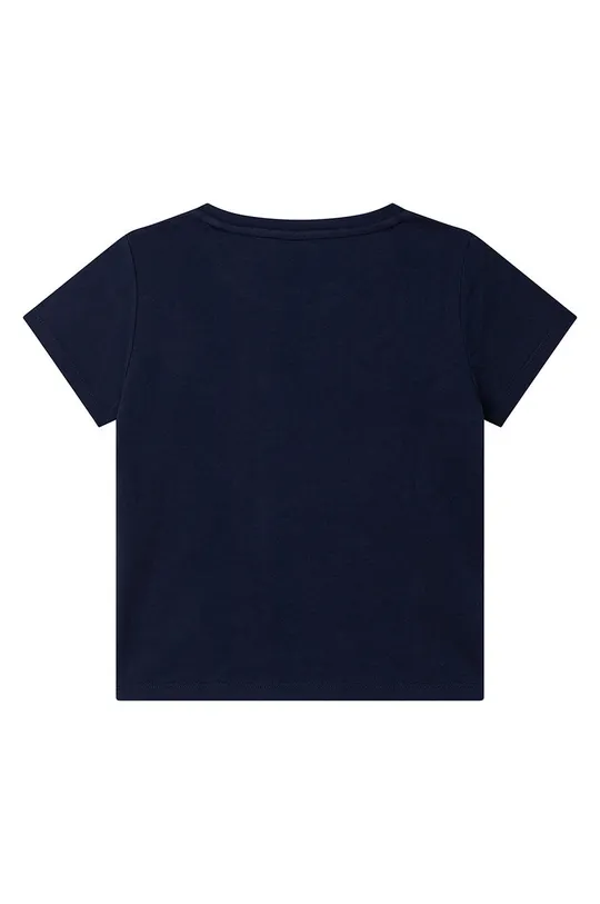 Дитяча бавовняна футболка Michael Kors темно-синій