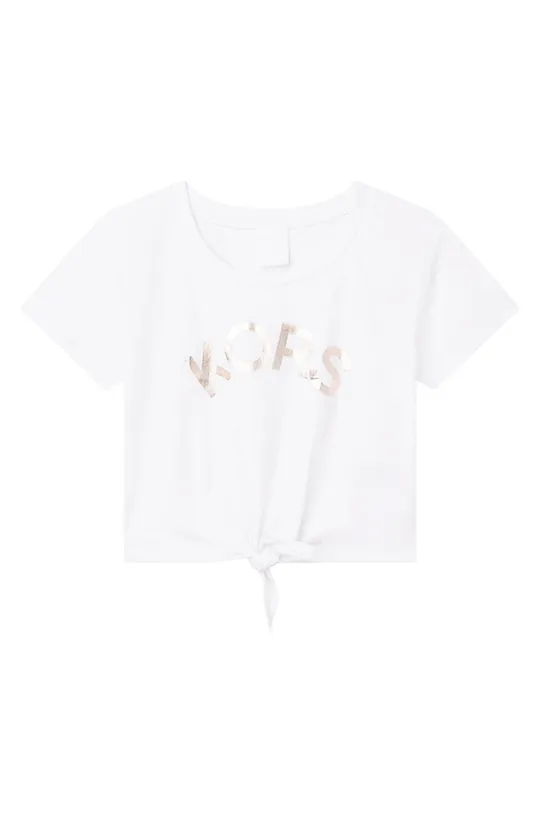 bianco Michael Kors t-shirt in cotone per bambini Ragazze