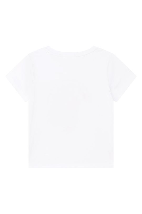 Michael Kors t-shirt bawełniany dziecięcy R15117.102.108 biały