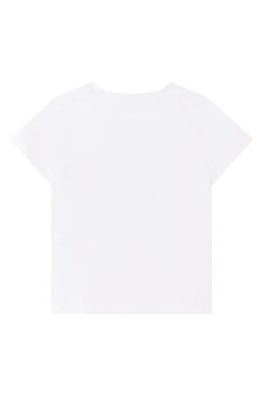 Детская хлопковая футболка Michael Kors тёмно-синий